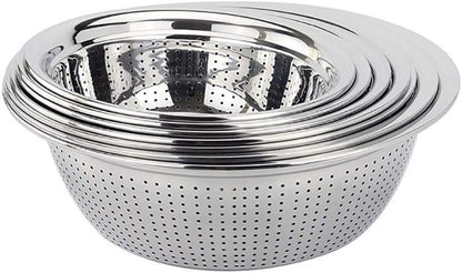 Stainless Steel Strainer Bowls, Set of 6, Universal Size