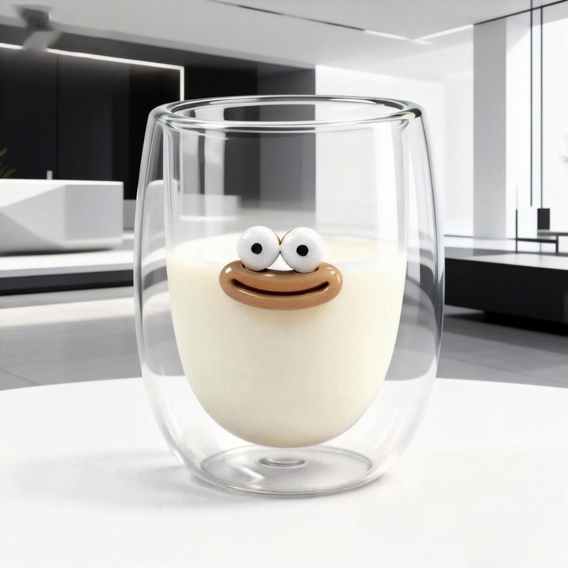 Hand-Blown Double-Wall Glass Tumblers - Insulated 3