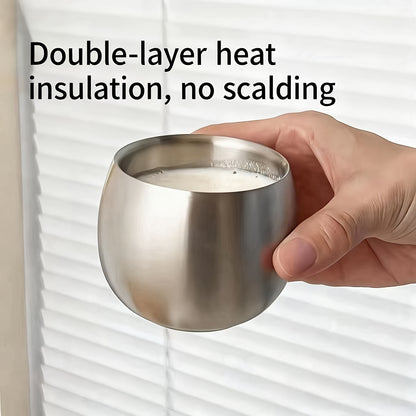 Stainless Steel Double-Wall Insulated Coffee Mug 3