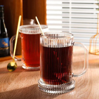 A252-Elegant Coffee Cup with Glass Lid