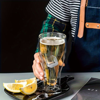 Innovative Design For A Wine Bottle Featuring A Double-Layer Glass Coffee Mug 4