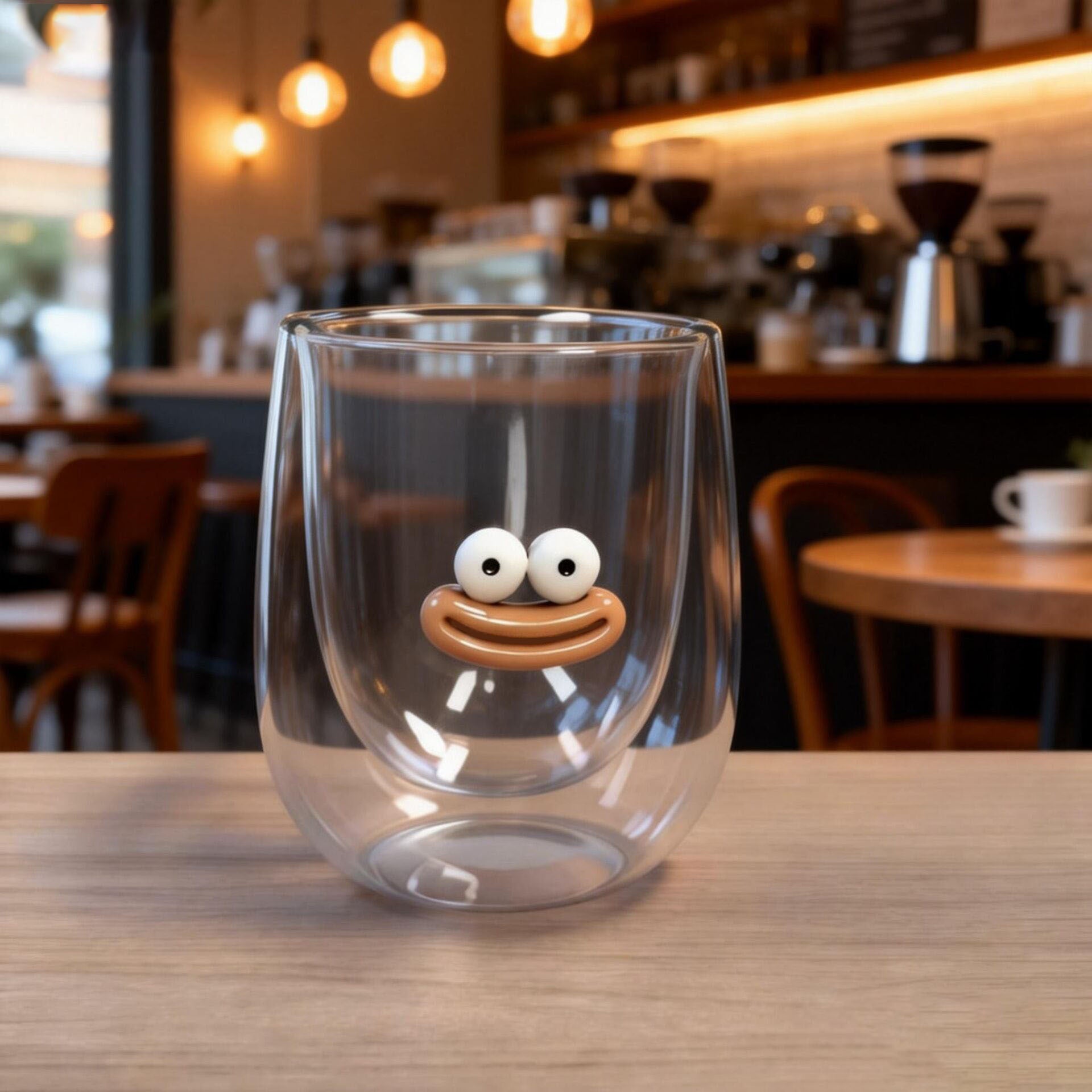 Hand-Blown Double-Wall Glass Tumblers - Insulated 8