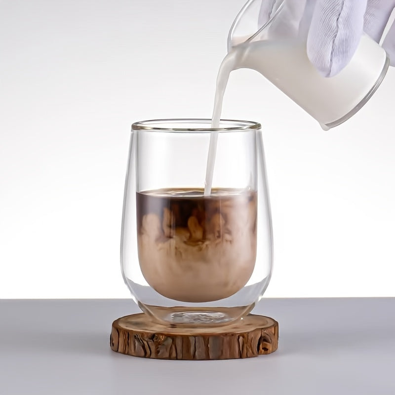 350Ml Double-Walled Glass Water Cup 2