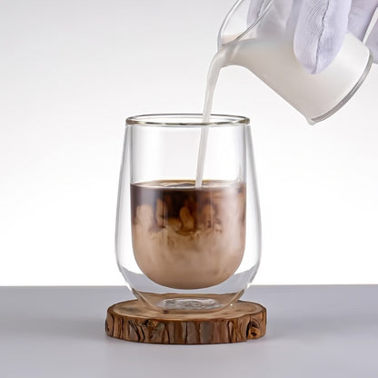 350Ml Double-Walled Glass Water Cup 2