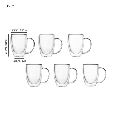 6pcs Double-Layer Cup Set With Handles 7