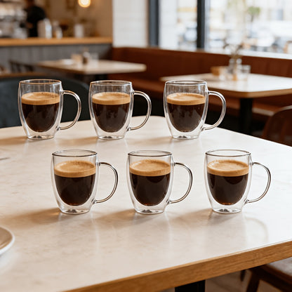 6pcs Double-Layer Cup Set With Handles 4