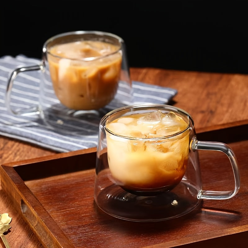 4pcs Double-Wall Heat-Resistant Glass Coffee Cups 3