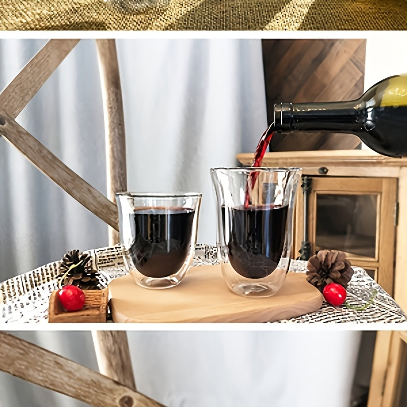 1pc Double-Layer Glass Cup 4