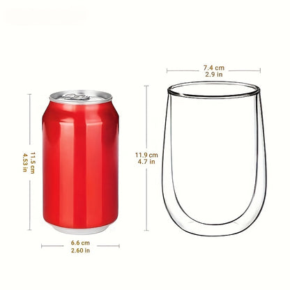 4pcs Or 6pcs Double-Cup Latte Macchiato Glass Cups 3