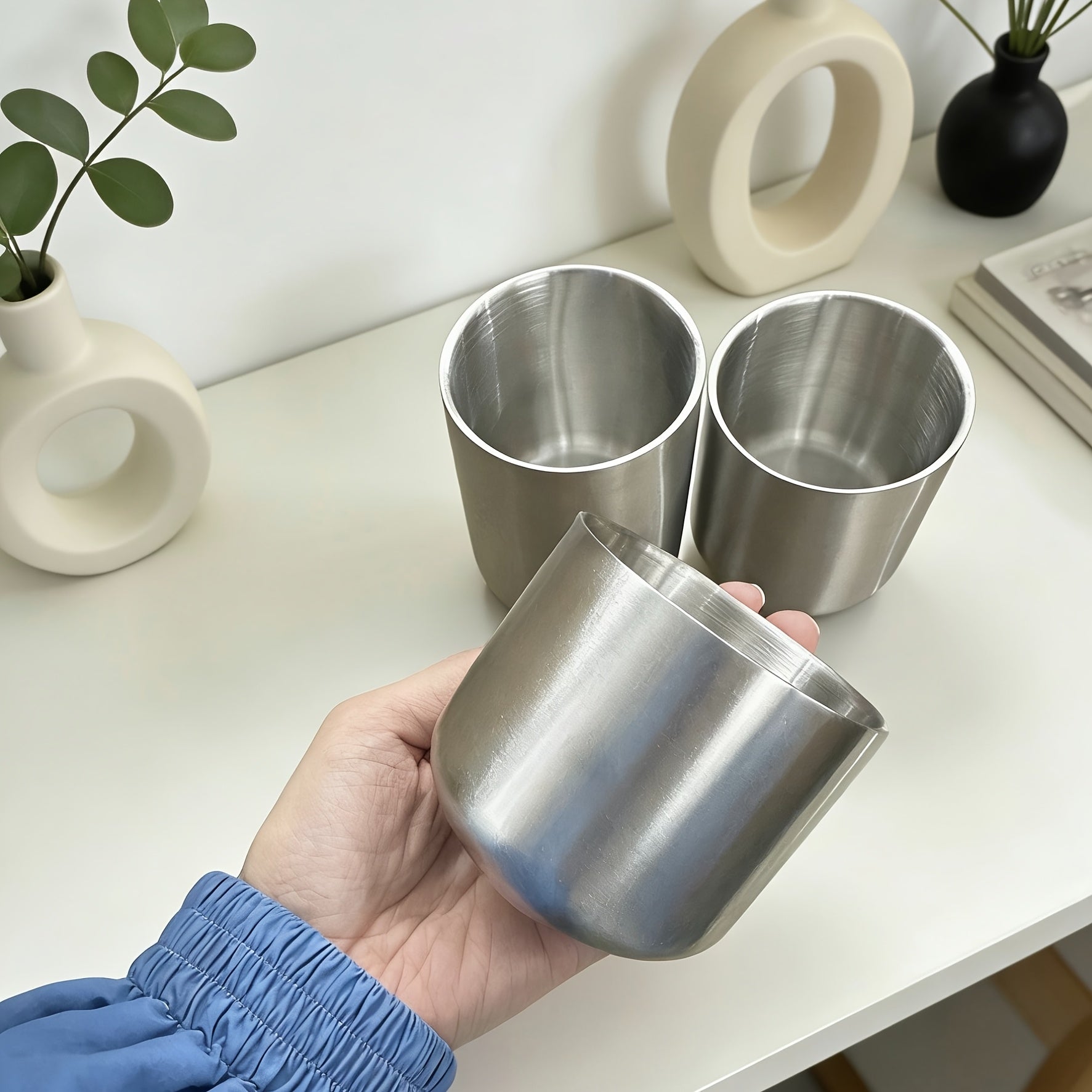 304 Stainless Steel Thickened Double-Wall Insulated Cup 3