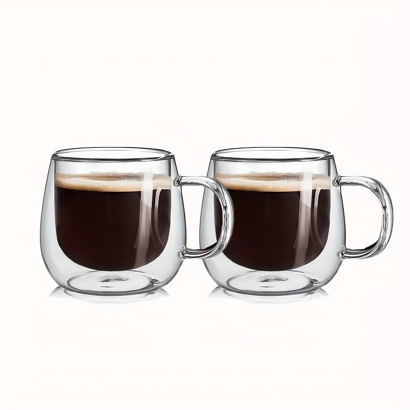 2/4/6pcs Set - 200Ml - Double-Layer Glass Coffee Cup