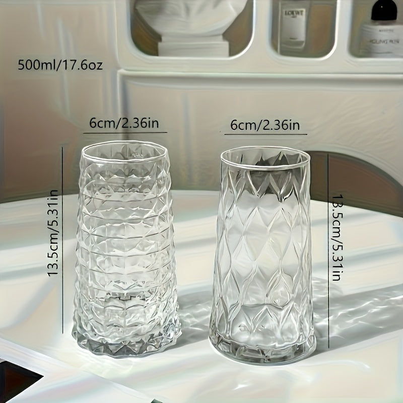 2pcs Set Multifunctional Glass Drinking Cups - 5