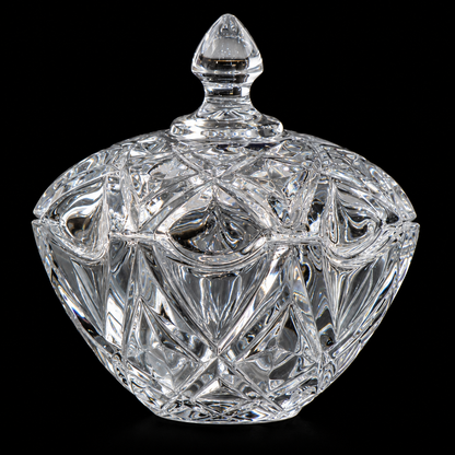 B-115 cut crystal detail close-up