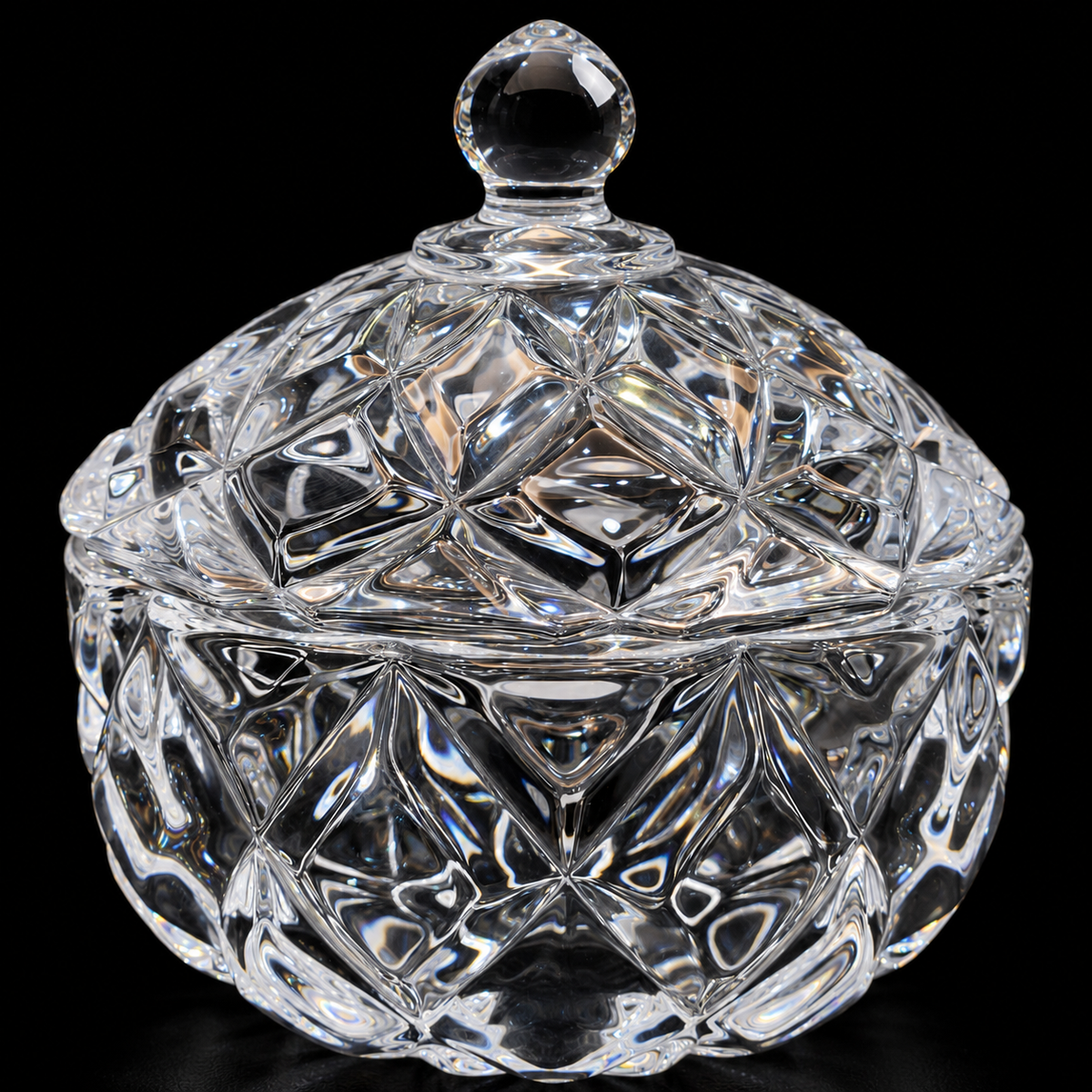 B-118 quilted crystal detail close-up