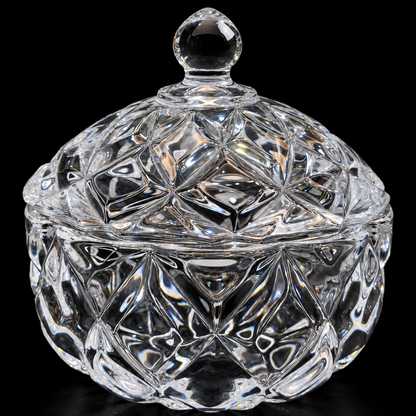 B-118 quilted crystal detail close-up