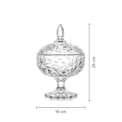 B-504 candy bowl dimensions 16 x 25 cm