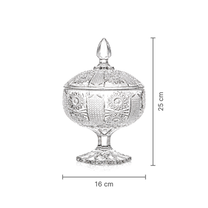 B-505 candy bowl dimensions 16 x 25 cm