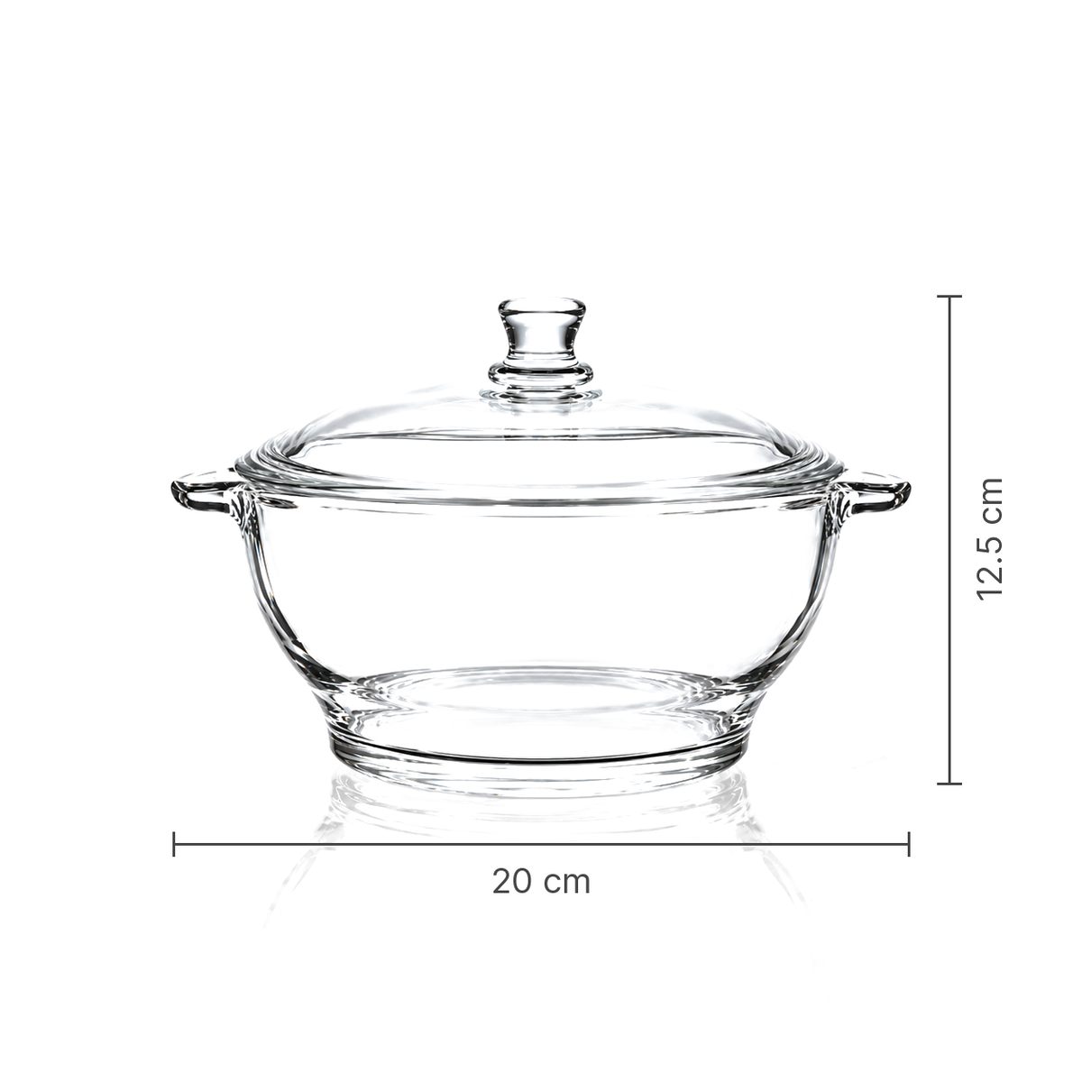 Casserole dimensions 20 cm x 12.5 cm