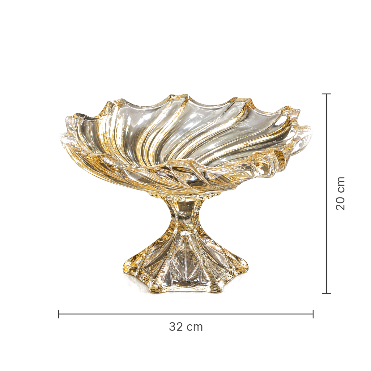 Fruit bowl dimensions 32 x 20 cm