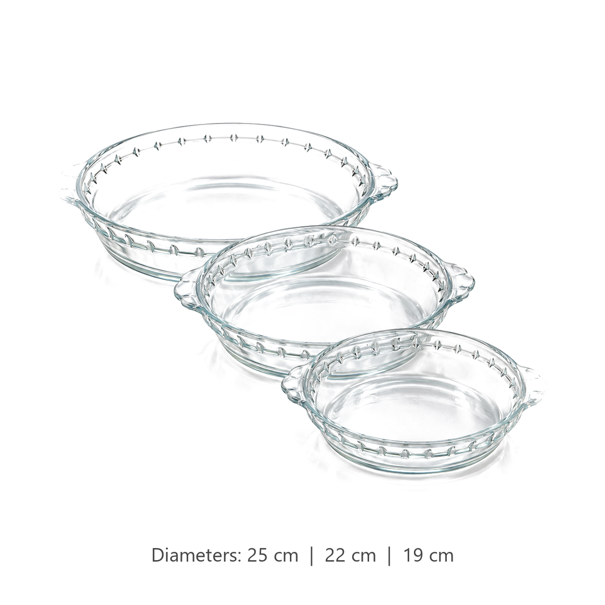 B-809 diameters 25, 22 and 19 cm
