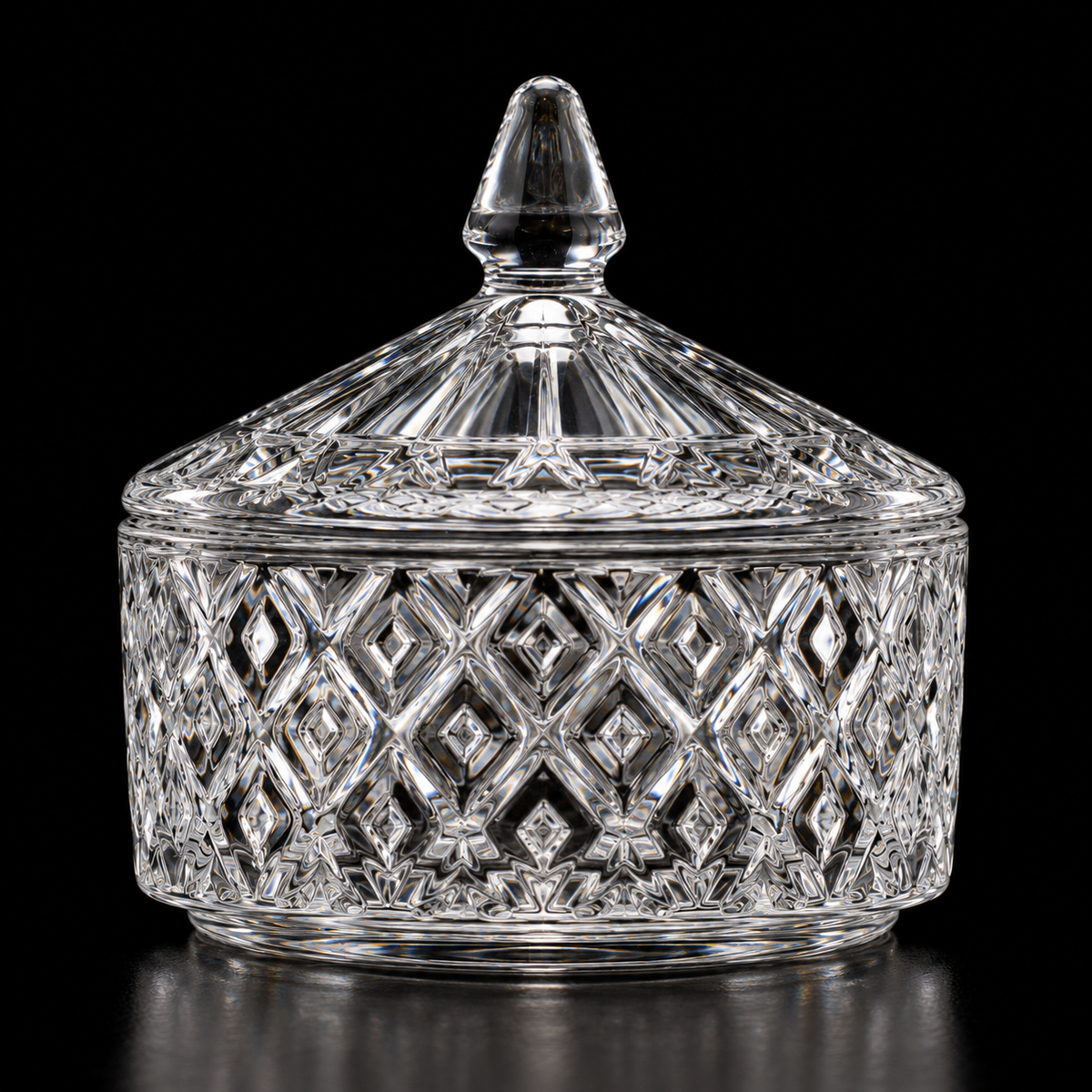 B-905 diamond cut crystal detail close-up