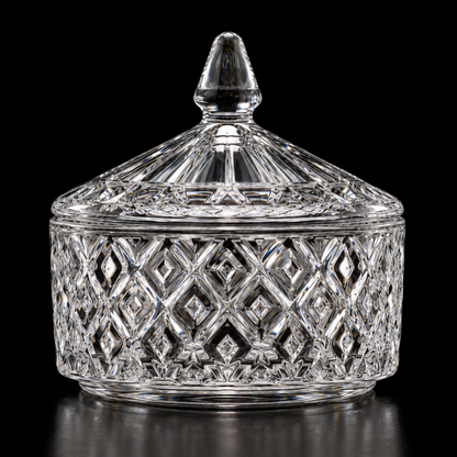 B-905 diamond cut crystal detail close-up