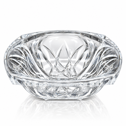 B-908 cut crystal fruit bowl on white