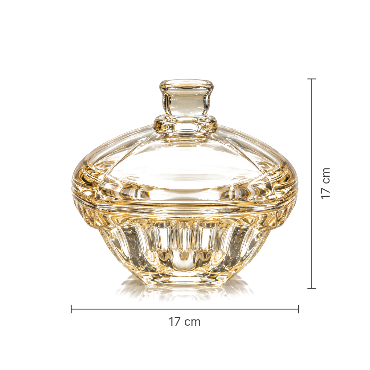 B-917 candy bowl dimensions 17 x 17 cm