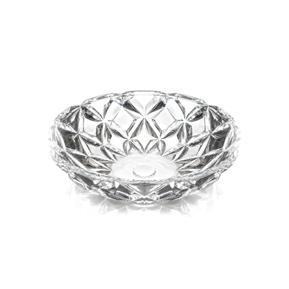 B-934 cut crystal fruit bowl on white