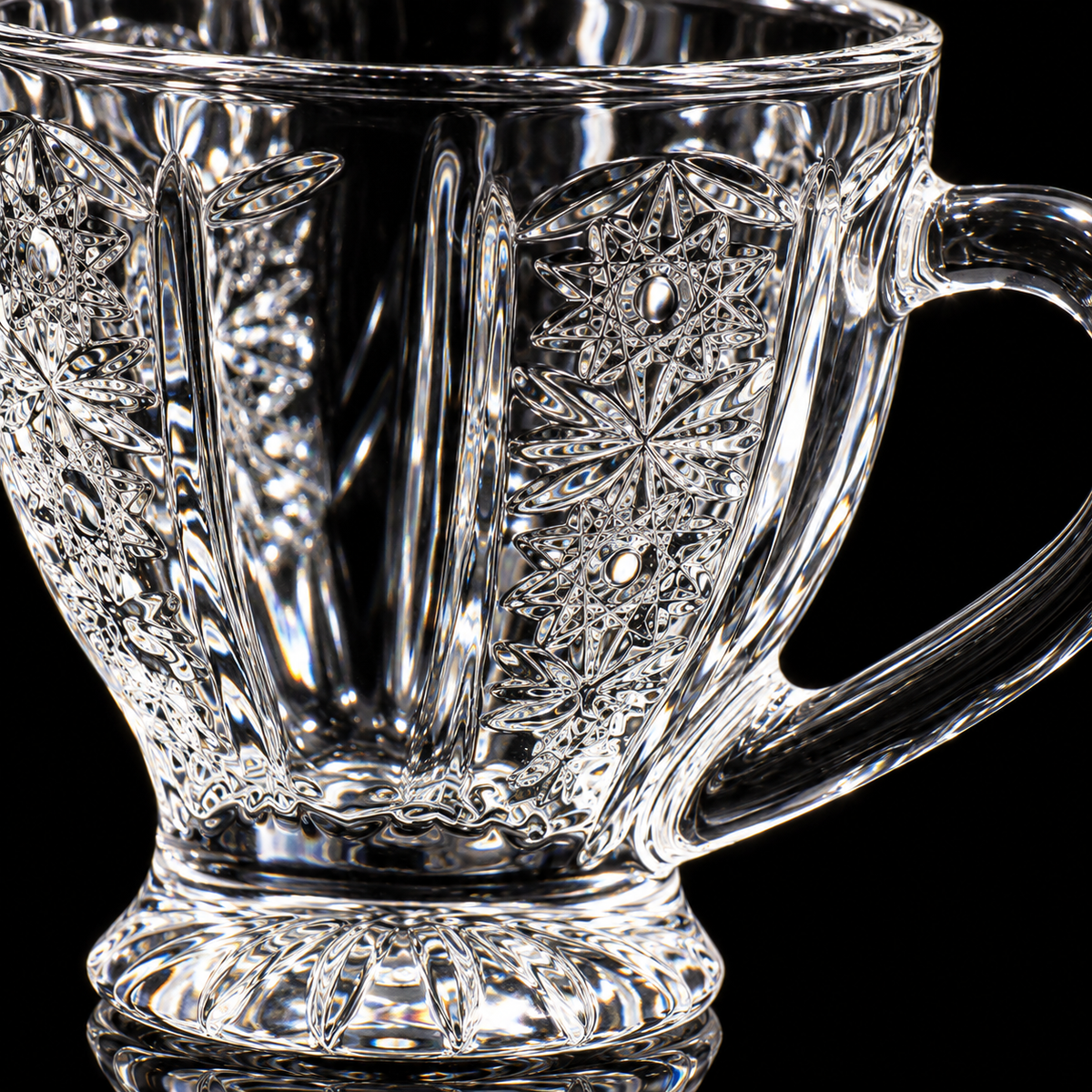 Tea Cup with Handle detail