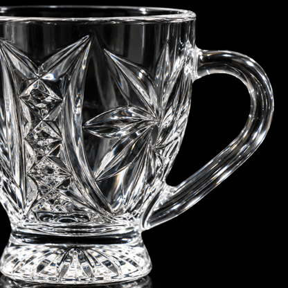 Close-up of the leaf and star cut pattern and handle