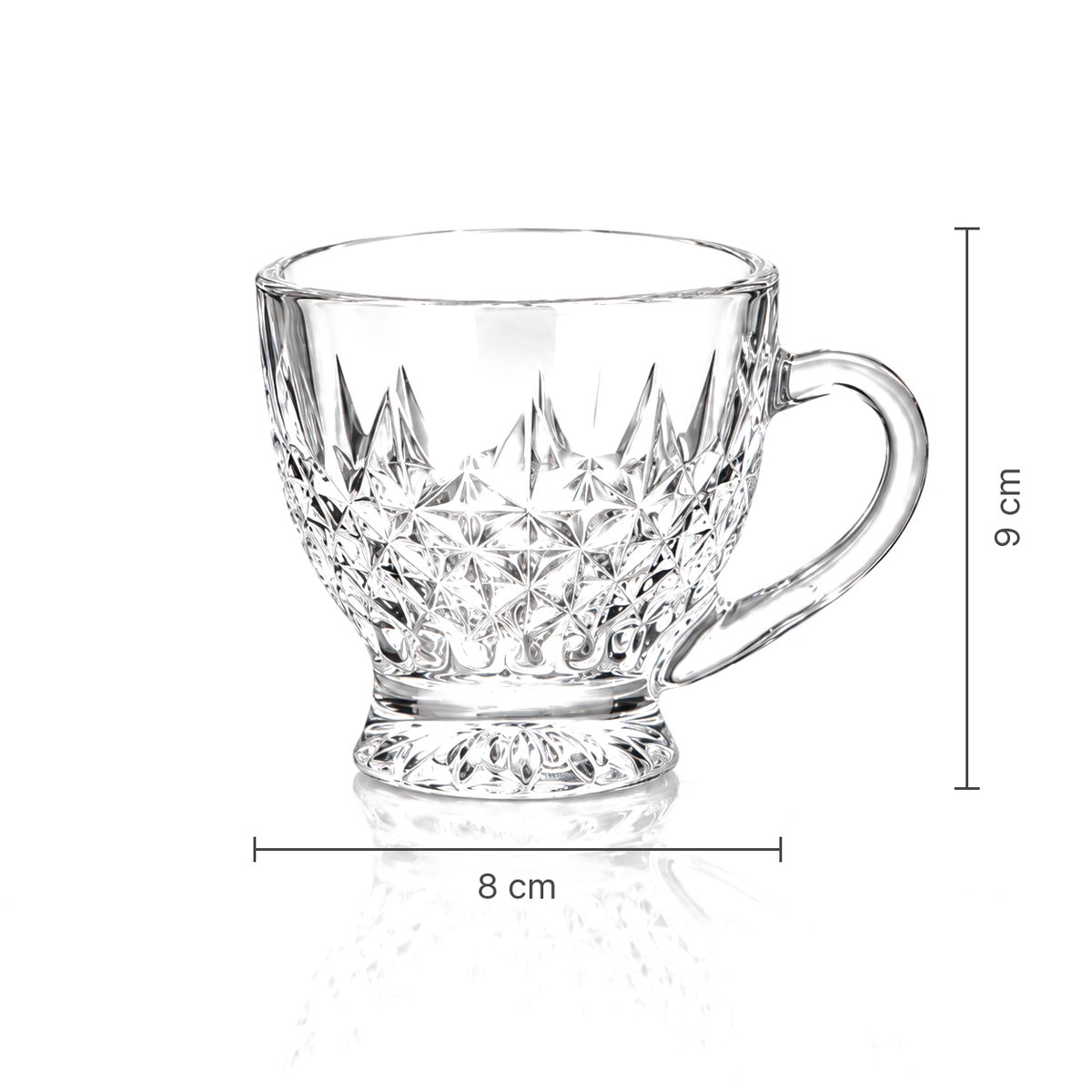 Dimensions: 8 cm wide, 9 cm high