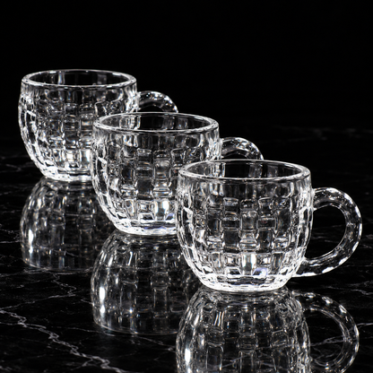 Tea Cup with Handle on black marble