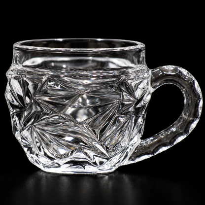 Close-up of the starburst cut and notched handle
