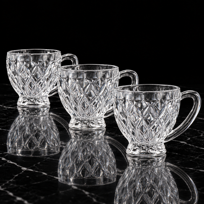 Tea Cup with Handle on black marble
