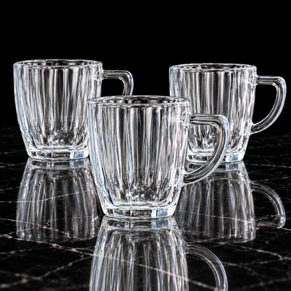 Tea Cup with Handle on black marble