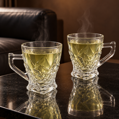Tea Cup with Handle in a living room