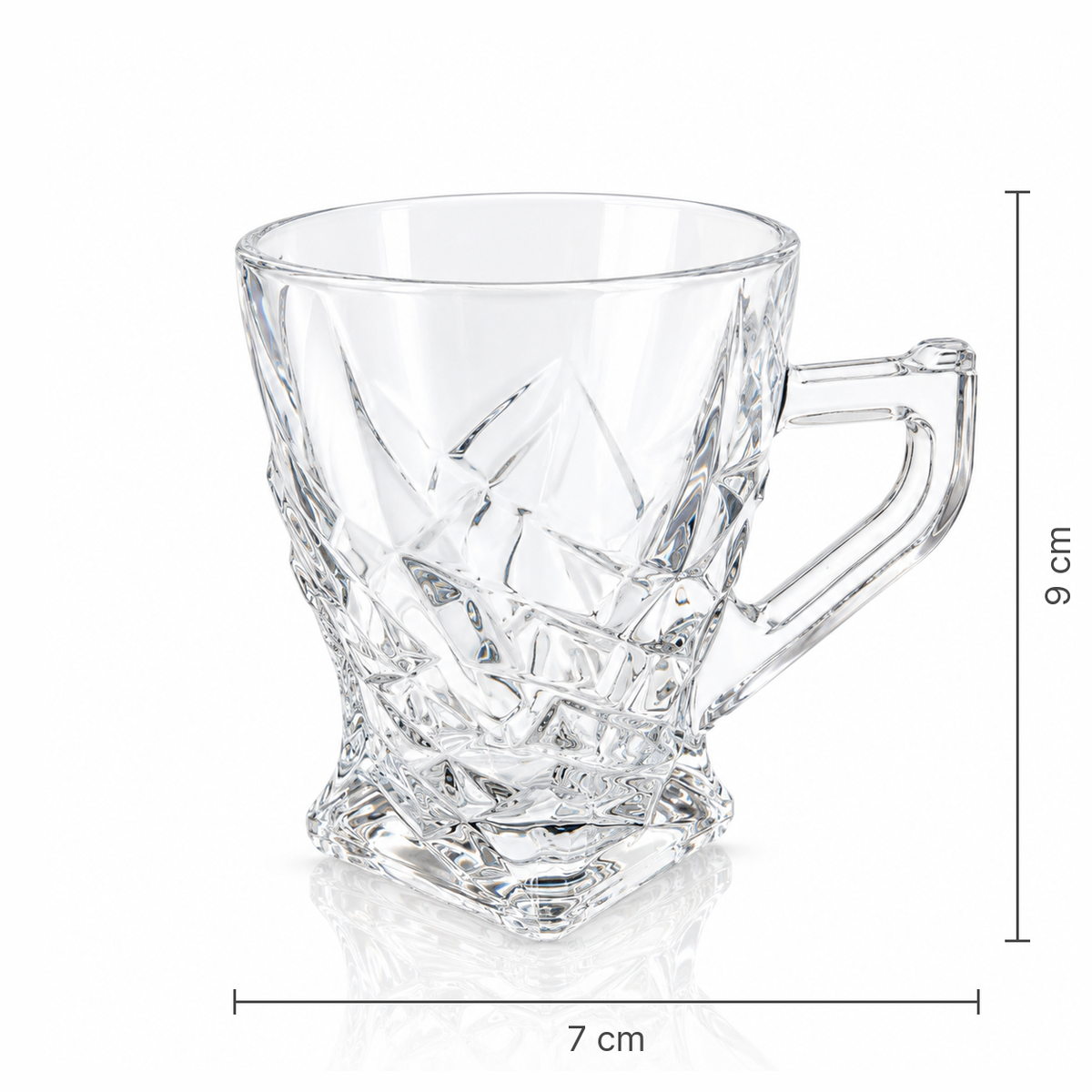 Tea Cup with Handle set