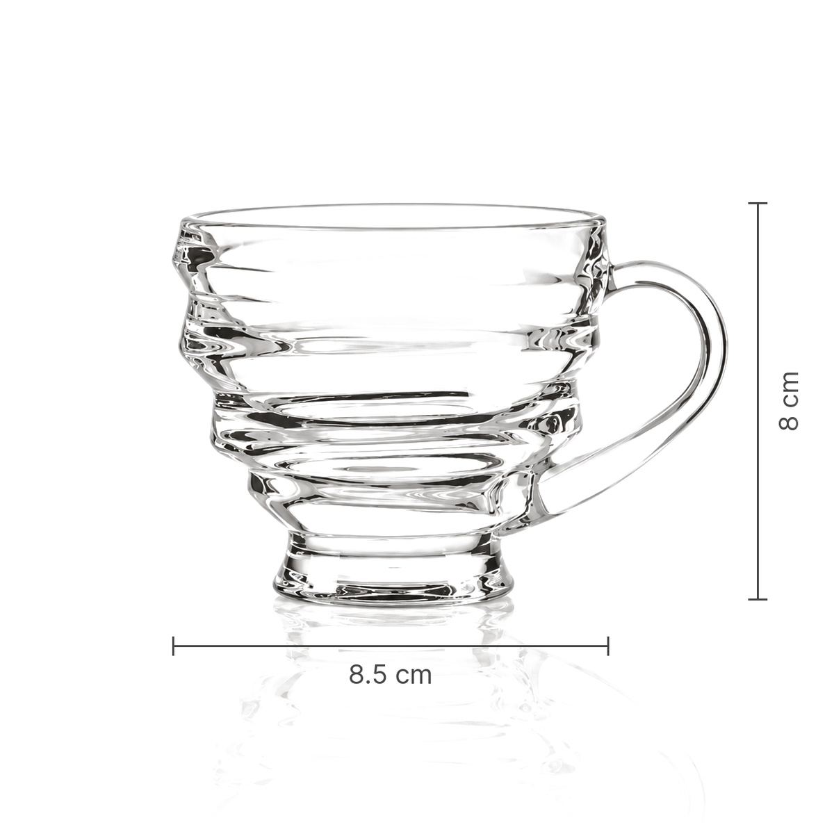 Dimensions: 8.5 cm wide, 8 cm high