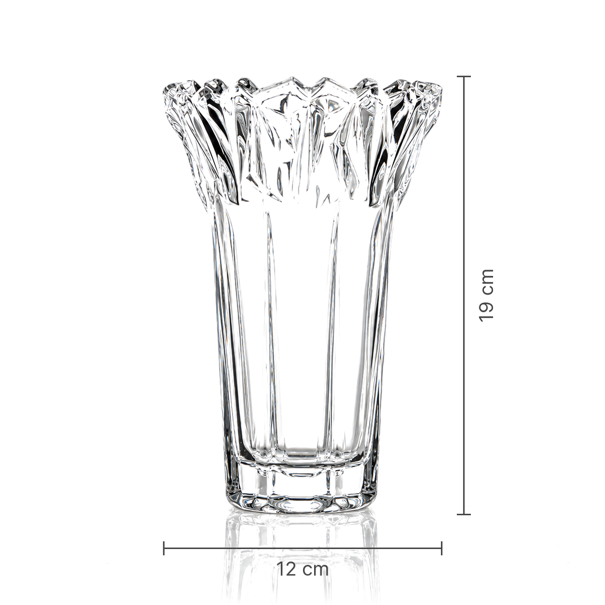 Vase dimensions 12 cm x 19 cm