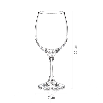 Wine glass dimensions 7 cm x 20 cm