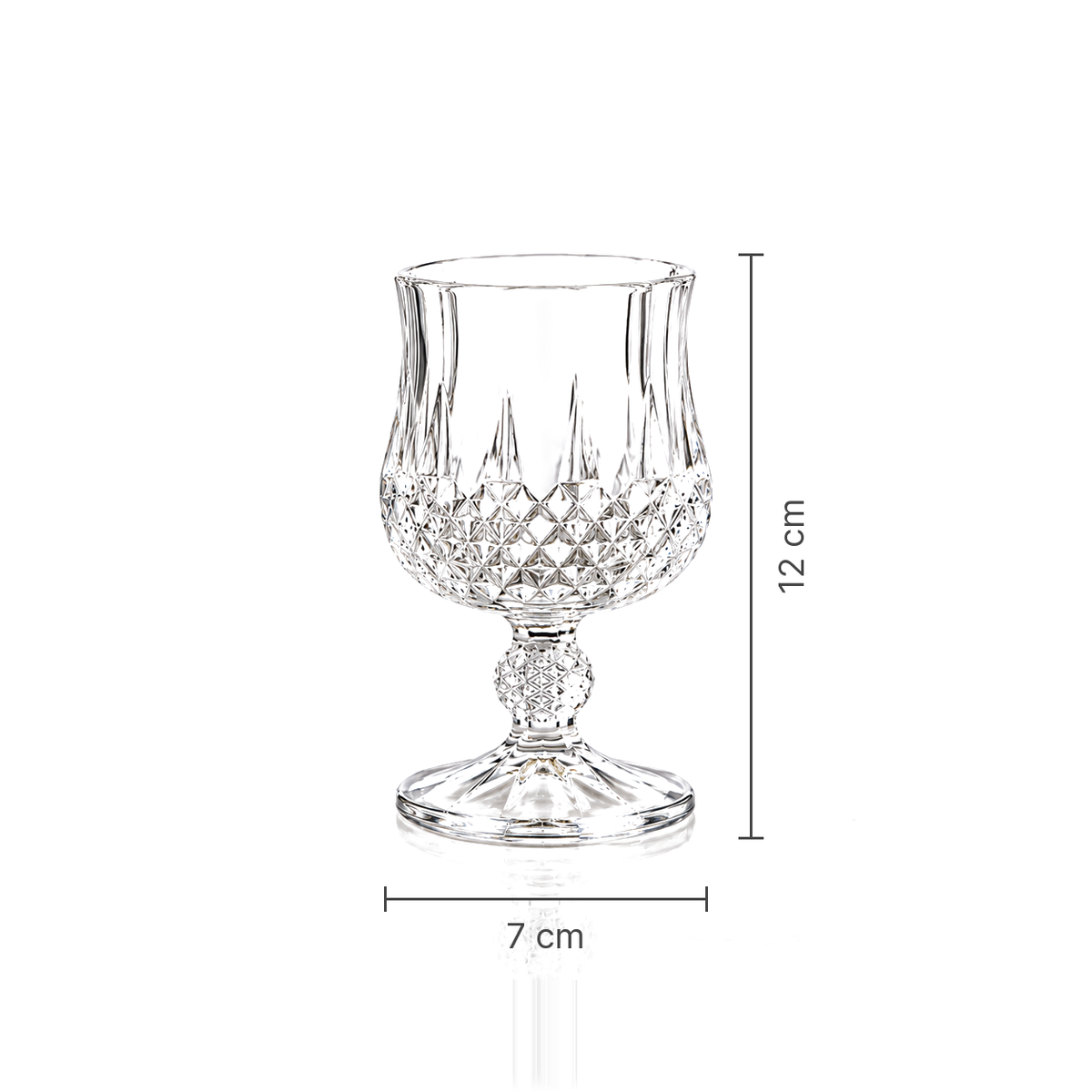 Crystal goblet dimensions