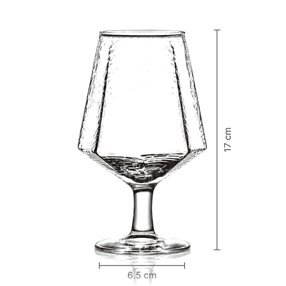 Goblet dimensions 6.5 cm x 17 cm