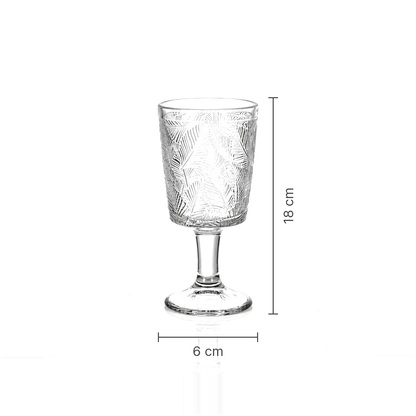 Glass goblet dimensions
