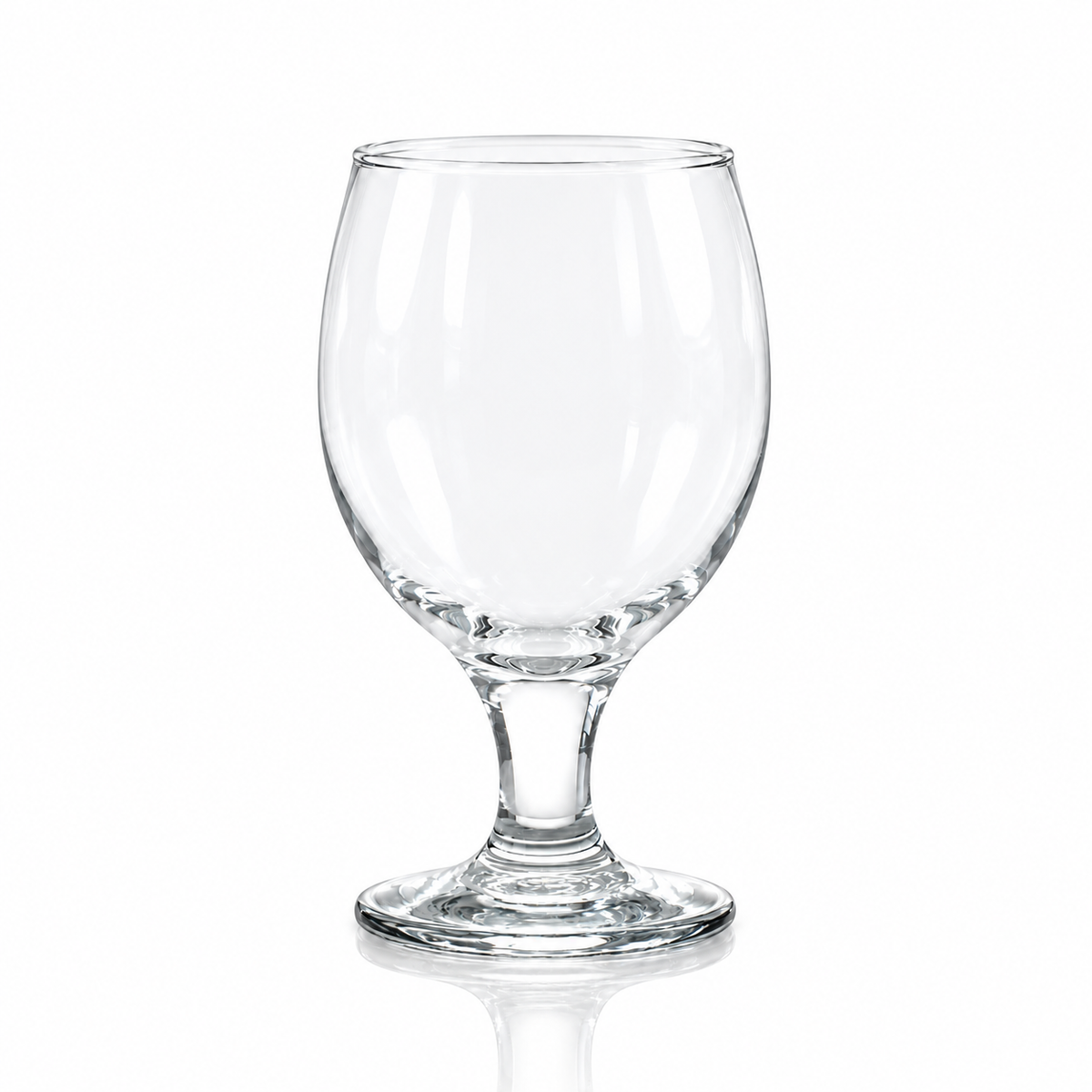 Clear glass goblets 410 ml, set of 6