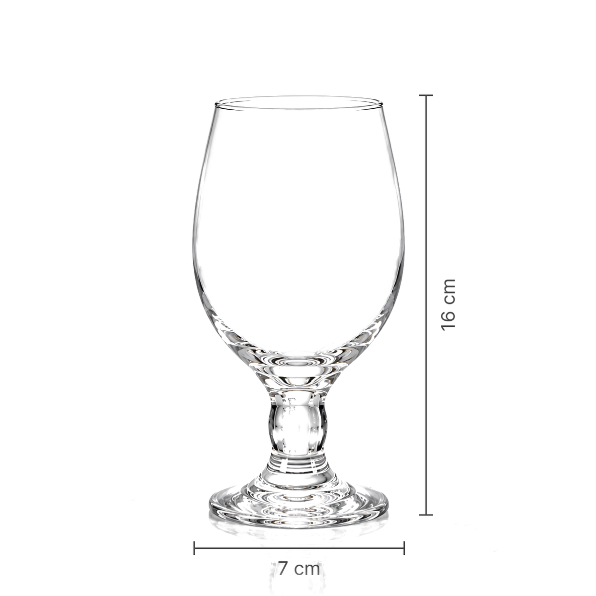 Goblet dimensions 7 cm x 16 cm