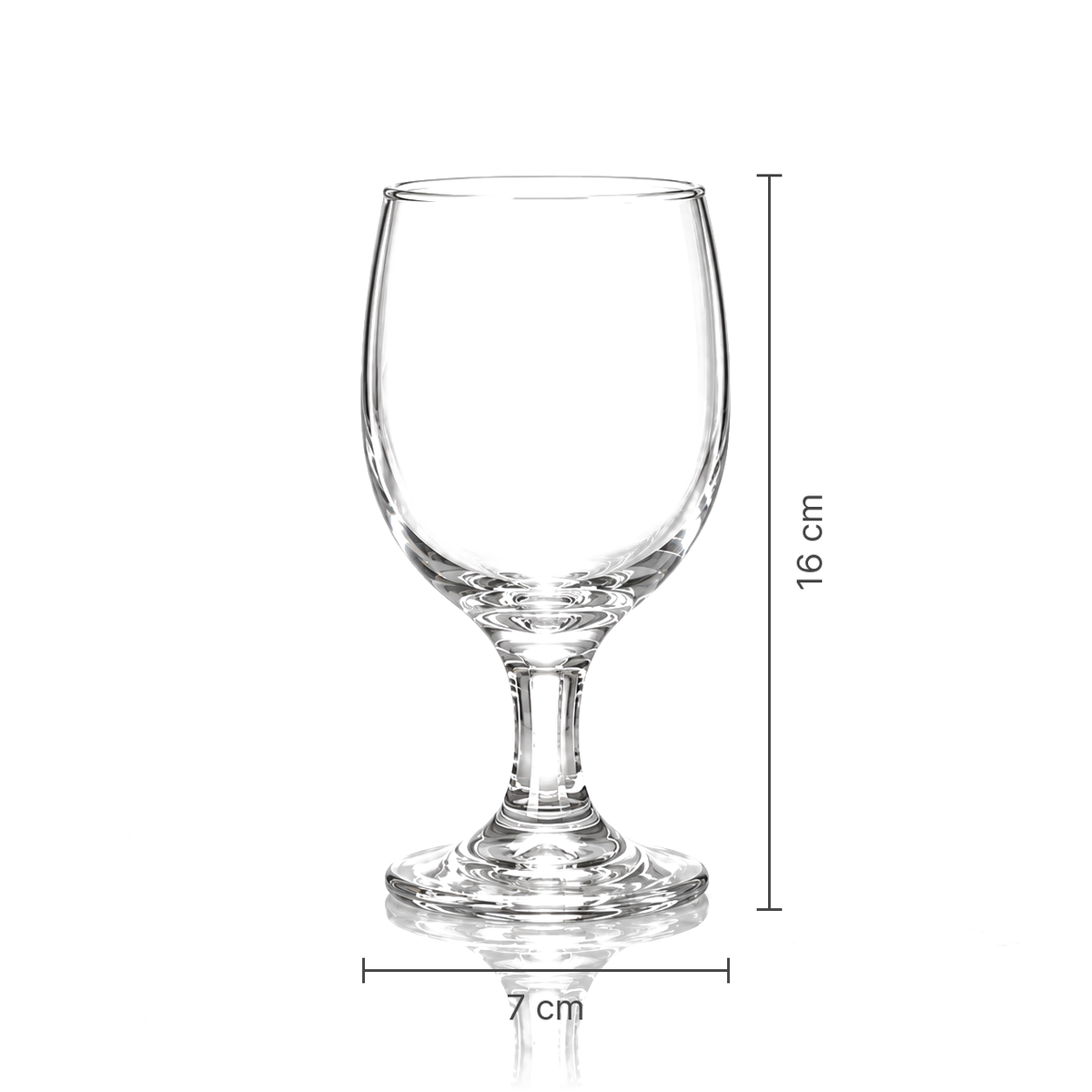 Goblet dimensions 7 cm x 16 cm