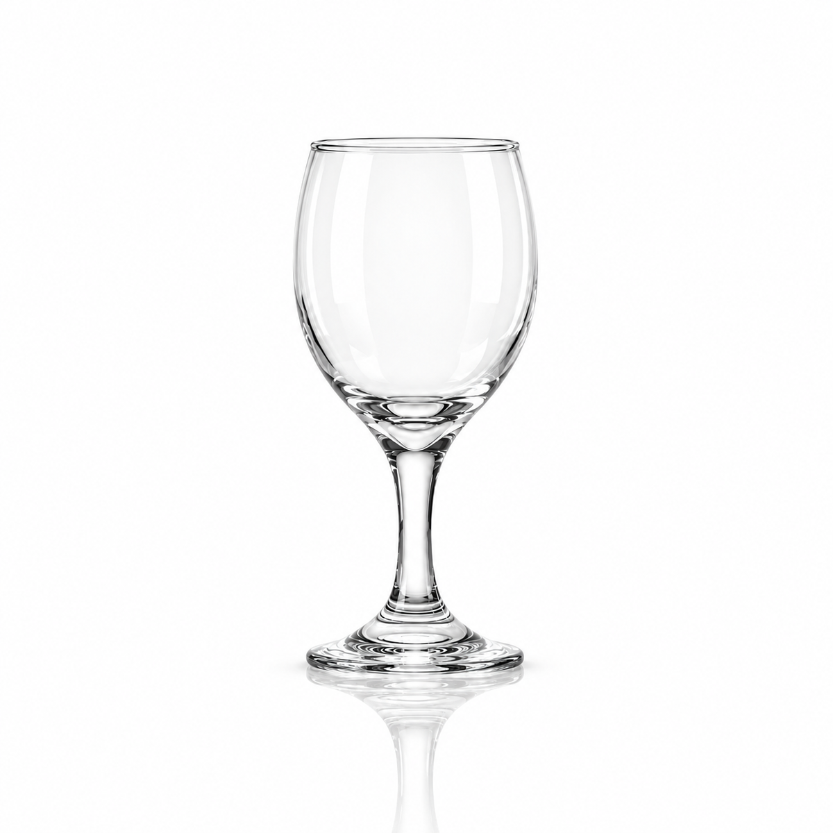 Clear glass goblets 190 ml, set of 6