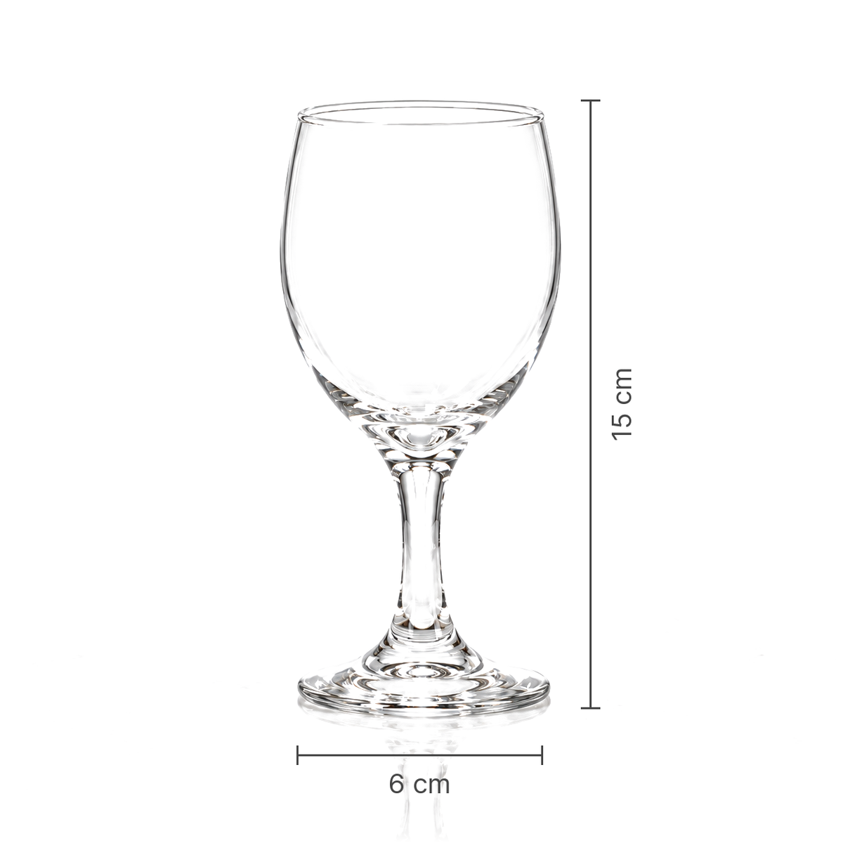 Goblet dimensions 6 cm x 15 cm