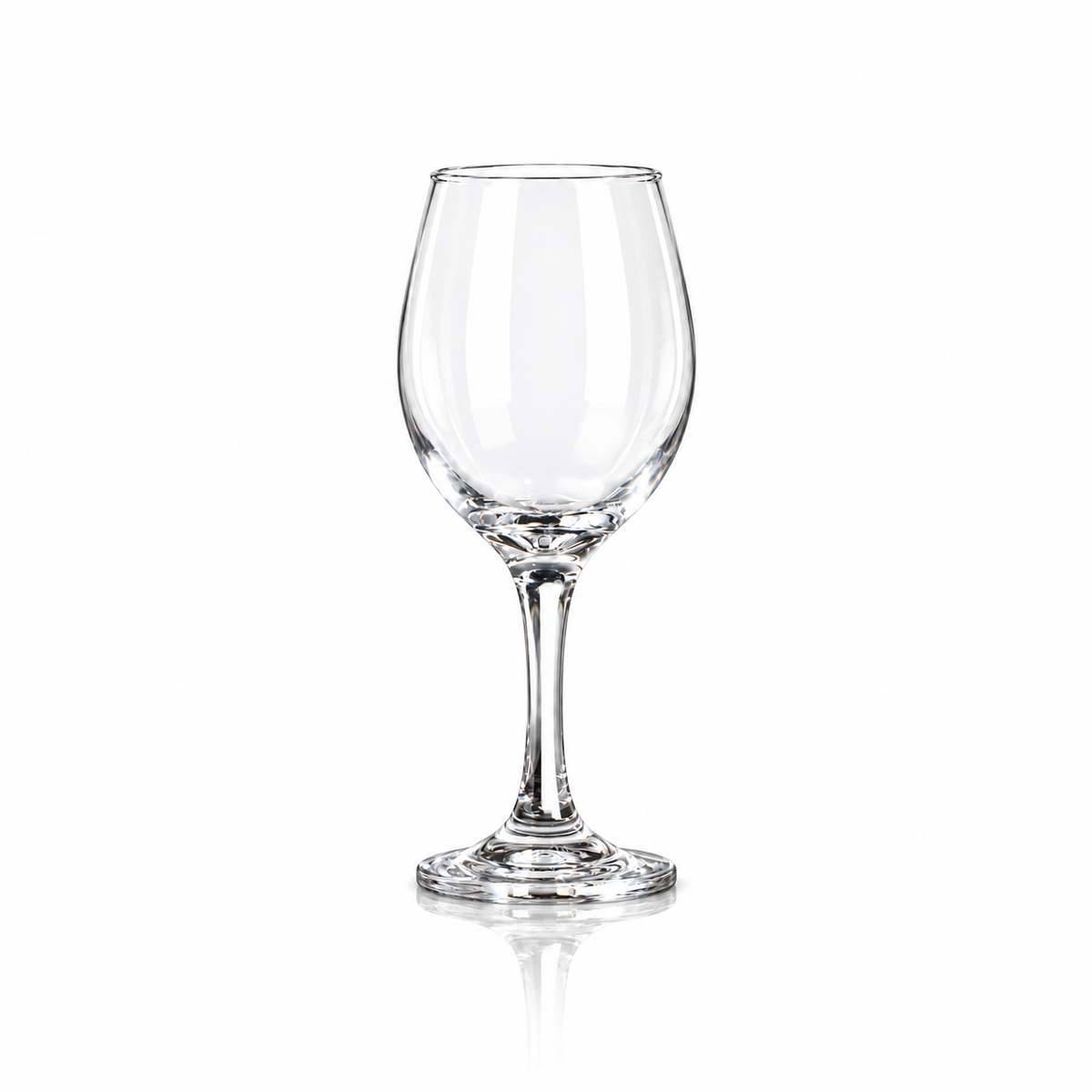 Classic clear wine glasses 310 ml, set of 6